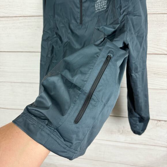 Nike Golf Men's Gray The Golden Nugget Lake Charles Quarter Zip Jacket Size XXL - Picture 8 of 10